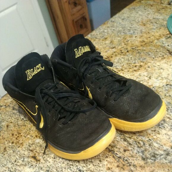 2017 Nike Kobe A.D. Mid BM City Edition Black Mamba Lakers AQ5164-001 Size 10 main image 9
